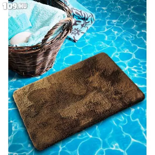 Fürdőszoba szőnyeg 50x85cm Caresse ultra plush brown